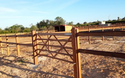 Información sobre vallas para instalaciones hipicas